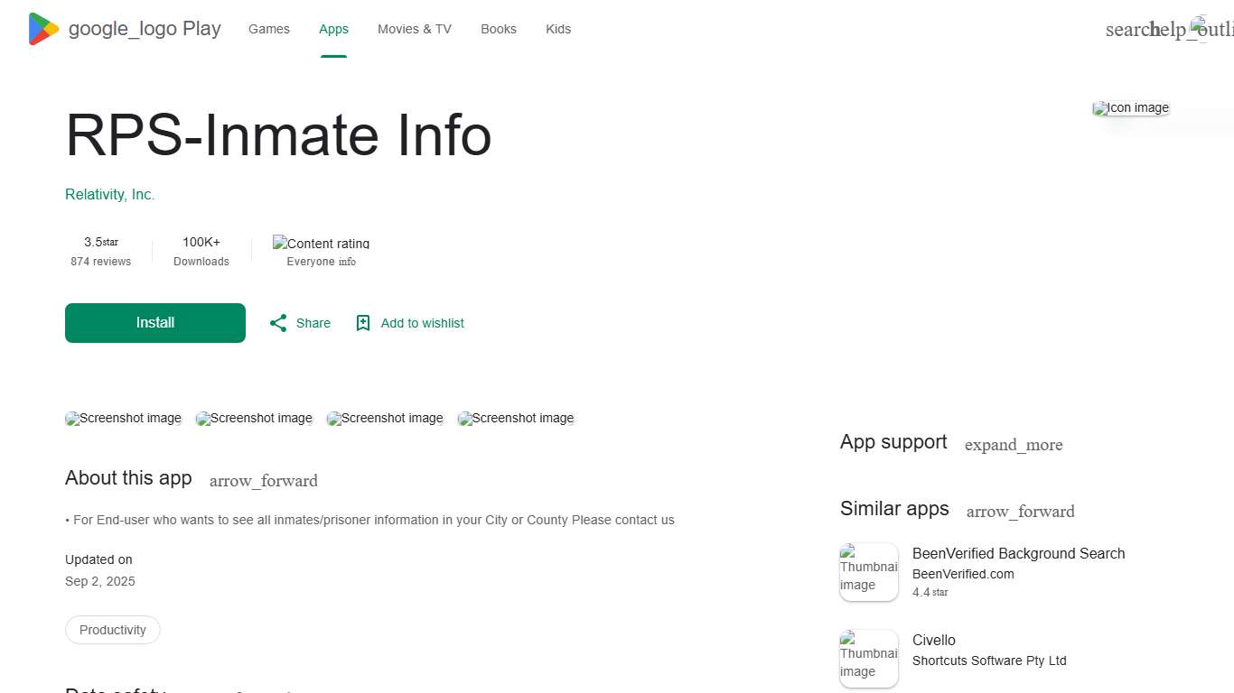RPS-Inmate Info - Apps on Google Play